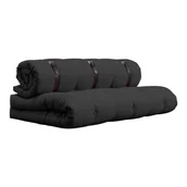 Sofy i kanapy - Sofa rozkładana Karup Design Buckle Up Dark Grey - miniaturka - grafika 1