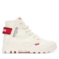 Botki damskie - Trapery Palladium Pampa Hi Dare Ii 79514-180-M Biały - miniaturka - grafika 1