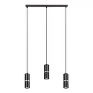 Lampy sufitowe - Vesta lampa wisząca 3xGU10 czarna K-5246 - miniaturka - grafika 1