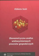 Ekonomia - Ekonometryczna analiza wielowymiarowych procesów gospodarczych - miniaturka - grafika 1