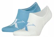Skarpetki męskie - Skarpetki Calvin Klein Jeans 2 pary 40-46 biała niebieska - miniaturka - grafika 1