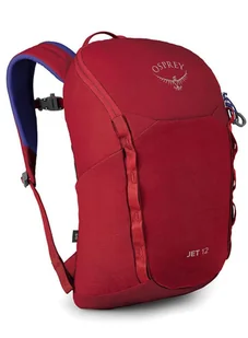 Plecak turystyczny dziecięcy Osprey Jet 12 - cosmic red - Plecaki szkolne i tornistry - miniaturka - grafika 1
