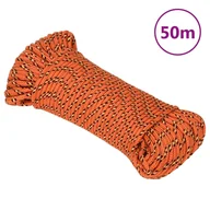 Żeglarstwo - Linka żeglarska, pomarańczowa, 5 mm, 50 m, polipropylen - miniaturka - grafika 1