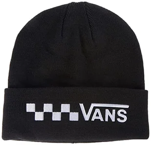 Vans Męska czapka Trecker Beanie, czarna, jeden rozmiar, Czarny, Rozmiar uniwersalny - Czapki damskie - miniaturka - grafika 1