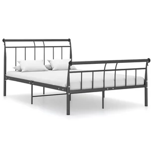 vidaXL Lumarko Rama łóżka, czarna, metalowa, 120 x 200 cm 325036 - Łóżka - miniaturka - grafika 1