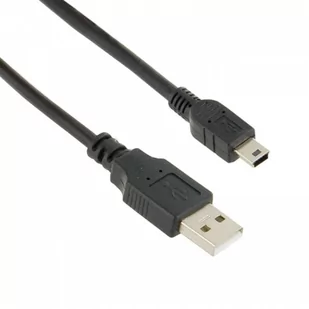 4world Kabel mini USB 1.8m czarny transfer ładowanie (07882-OEM) - Kable USB - miniaturka - grafika 1