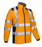 Odzież robocza - KURTKA ROBOCZA OCIEPLANA WODOODPORNA SOFTSHELL ODBLASKOWA HI-VIS - miniaturka - grafika 1