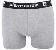 Majtki męskie - Bokserki Pierre Cardin szare bawełna xxl - miniaturka - grafika 1