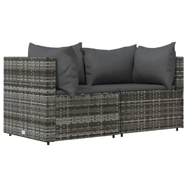 2x Sofa Ogrodowa Moduł Sofy Krzesło Fotel Ogrodowy Na Taras Balkon Ogród