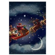 Ozdoby bożonarodzeniowe - Karnet B6 z kopertą Święta Mikołaj sanie - Madame Treacle - miniaturka - grafika 1
