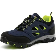 Buty dla chłopców - Regatta Holcombe Low Jnr Walking Shoe Unisex, nvyblz lmpch, 35 EU - miniaturka - grafika 1