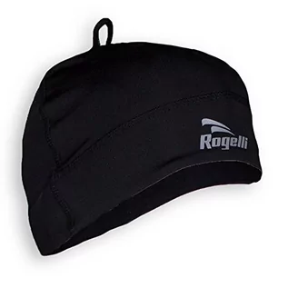 Czapki damskie - ROGELLI Unisex Lester czapka do biegania - czarna, jeden rozmiar 890.012 - grafika 1