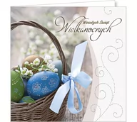 Kartki okolicznościowe i zaproszenia - Kartka na Wielkanoc z tekstem SW-T 9 - miniaturka - grafika 1