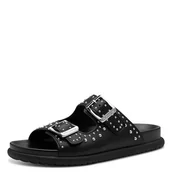 Klapki i japonki damskie - Tamaris Klapki damskie 1-27421-44, czarny, 41 EU - miniaturka - grafika 1