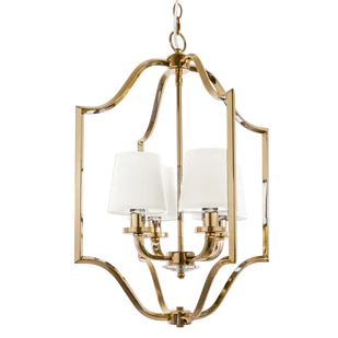 Lampa Hampton wisząca NEW YORK P04667AU-WH - Cosmo Light - Lampy sufitowe - miniaturka - grafika 1