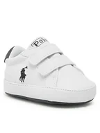 Buty dla dziewczynek - Polo Ralph Lauren Sneakersy Heritage Court Ii Ez Layette RL100731 Biały - miniaturka - grafika 1