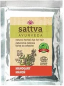 Farby do włosów i szampony koloryzujące - Henna Mahogany, Naturalna Farba do Włosów, Sattva, 10g - miniaturka - grafika 1