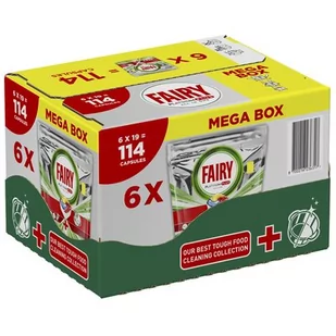 Kapsułki do zmywarki FAIRY Platinum Plus All in One Lemon - 114 szt. - Akcesoria i części do zmywarek - miniaturka - grafika 1