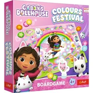 Gry planszowe - Gra Colours Festival - Gabby's Dollhouse Trefl 02594 - miniaturka - grafika 1