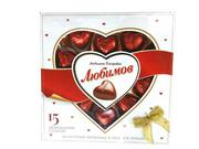 Cukierki czekoladowe z nadzieniem orzechów laskowych With Love "Millennium" 125g