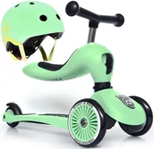 Hulajnogi - Scoot and Ride, Zestaw hulajnoga 2w1 + kask XXS-S Kiwi - miniaturka - grafika 1