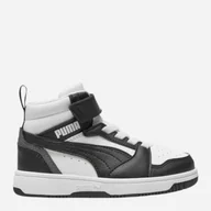 Buty dla chłopców - Botki chłopięce Puma Rebound V6 Mid AC+ PS 39383201 34 (2.5UK) Czarne (4065454846778). Botki i trzewiki chłopięce - miniaturka - grafika 1