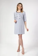 Piżamy damskie - KOSZULA REGINA 140 (kolor niebieski, rozmiar Array) - miniaturka - grafika 1