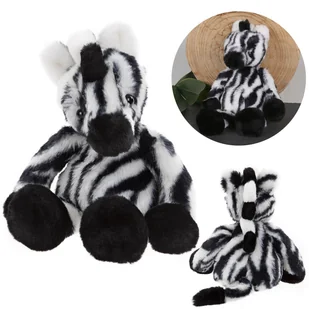 Charlie Bears Maskotka Zebra Zizi, z serii Bear&Me, wyjątkowa przytulanka dla dzieci, 30 cm = - Maskotki i pluszaki - miniaturka - grafika 1