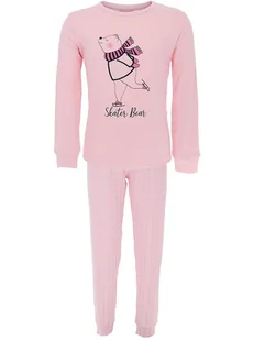 COTONELLA Piżama w kolorze jasnoróżowym - Piżamy dla dziewczynek - miniaturka - grafika 1