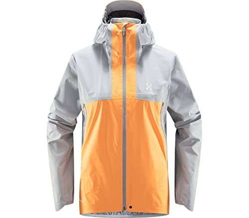 Haglöfs 605231_4TL L.I.M GTX ACTIVE JACKET kurtka DAMSKA CONCRETE/SOFT ORANGE, rozmiar XS