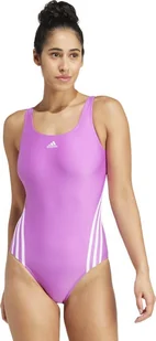 Adidas Kostium kąpielowy damski adidas 3 Stripes różowy IY9723 36 - Stroje kąpielowe - miniaturka - grafika 1