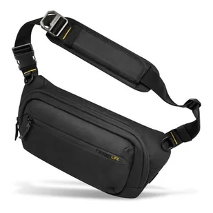 Saszetka biodrowa nerka Spigen KD410 Sling Bag Klasden Czarny - Etui i futerały do telefonów - miniaturka - grafika 1