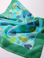 Gawroszka jedwabna, ręcznie malowana