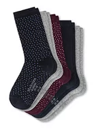 Skarpetki damskie - Schiesser Damskie Skarpety 5-Pak, Sortowane 1, 35-38 - miniaturka - grafika 1