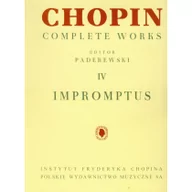 Podręczniki dla szkół zawodowych - Polskie Wydawnictwo Muzyczne Chopin. Complete Works. Impromptus Fryderyk Chopin - miniaturka - grafika 1