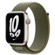 Akcesoria do smartwatchy - Apple Opaska sportowa Nike w kolorze Sequoia/Pure Platinum 45 mm - miniaturka - grafika 1