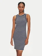 Sukienki - Gant Sukienka dzianinowa 4201531 Granatowy Slim Fit - miniaturka - grafika 1