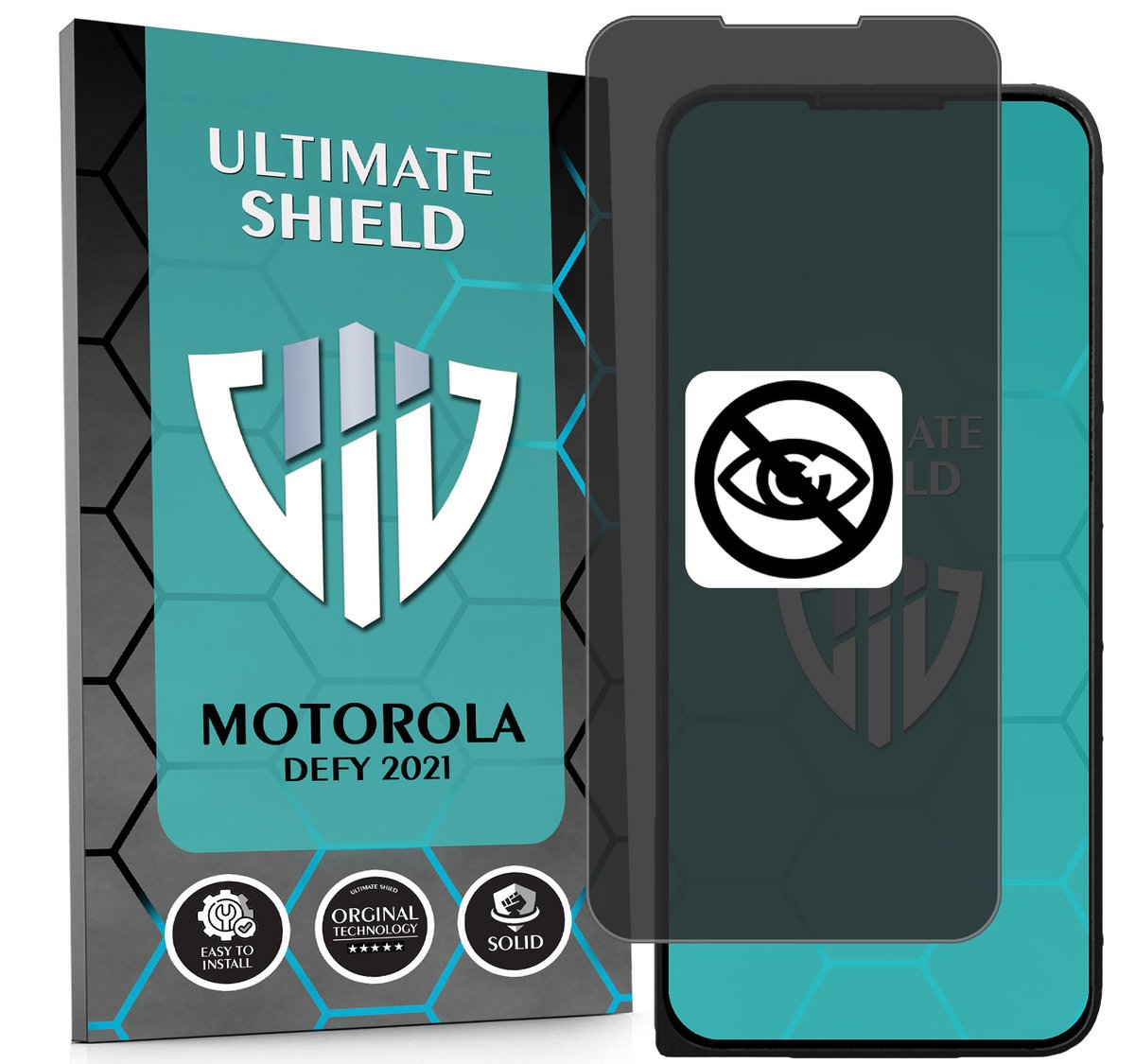 NAJLEPSZA FOLIA 5D ANTYSZPIEGOWSKA DO MOTOROLA DEFY 2021 HYDROŻELOWA MATOWA