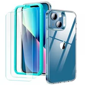 Etui i futerały do telefonów - ESR 2x Szkło + Etui Classic Hybrid do iPhone 13 Mini Clear - miniaturka - grafika 1