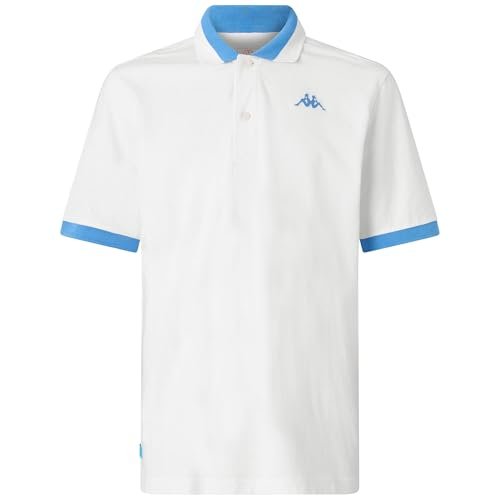 Kappa Dovo Wygodna i stylowa koszulka techniczna Color Blue Sky, rozmiar 4XL