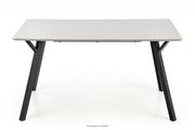 Stoły - Prosty stół na metalowych nogach 140cm SECER - miniaturka - grafika 1