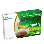 Witaminy i minerały - Apteo, Plus, Suplement diety Spokój, 30 tabl. - miniaturka - grafika 1