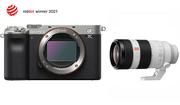 Aparaty Cyfrowe - Sony A7C srebrny ILCE7C + różne warianty obiektywów Sony - miniaturka - grafika 1