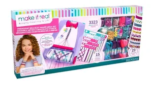 MAKE IT REAL ZESTAW Startowy ROBIENIA BIŻUTERII BRANSOLETEK 3323 ele. - Biżuteria dla dzieci - miniaturka - grafika 1