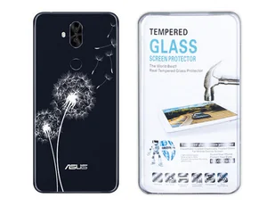 Zenfone 5 Lite Zc600Kl Etui Koronka Nadruk + Szkło - Etui i futerały do telefonów - miniaturka - grafika 1