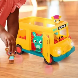 Bonnie’S School Bus – Muzyczny Autobus Szkolny Z Żyrafą I Wesołymi Pasażerami – Land Of B. B.Toys - Sortery dla dzieci - miniaturka - grafika 1