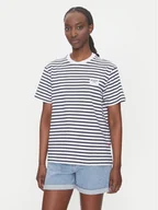 Koszulki i topy damskie - JOOP! Jeans T-Shirt Teele 30046131 Granatowy Regular Fit - miniaturka - grafika 1