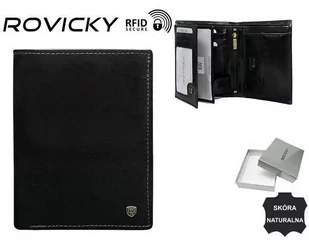 Lumarko Portfel Męski Skórzany N4-rvt Black! - Portfele - miniaturka - grafika 1