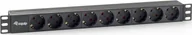 Akcesoria do szaf serwerowych - Triton Equip 333282 rozdzielacz zasilania PDU 9 x gniazdo sieciowe 1U Czarny - miniaturka - grafika 1