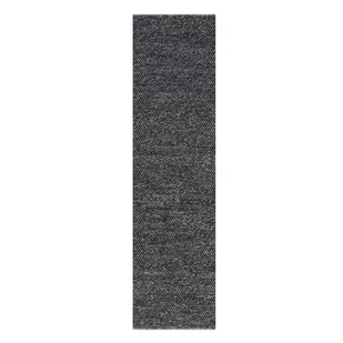Ciemnoszary chodnik wełniany Flair Rugs Minerals, 60x230 cm - Dywany - miniaturka - grafika 1